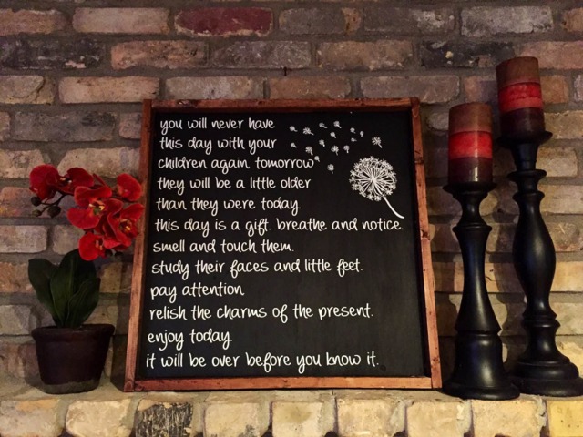 Handmade Family Wood Sign Never Have This Day Again, Wall Decor - image 1