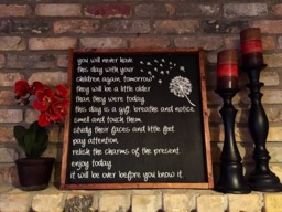 Handmade Family Wood Sign Never Have This Day Again, Wall Decor - thumbnail 1