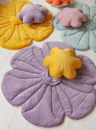 "Velvet Bloom Mat ""Violet"