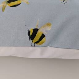 "Bumble Bee Blue Cushion Cover 14"" 16"" 18"" 20" - thumbnail 2