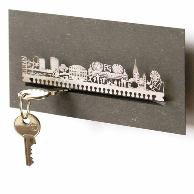 Souvenir Gift Tube Bonn Skyline Key Rack - Practical, Stylish, & Noble Home Accessory Perfect Fan Gift - image 1