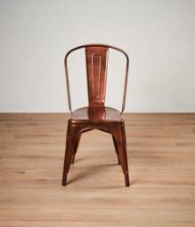 Tolix Stackable Metal Bistro Dining Chair Solid Steel - Various Colours Available