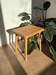 Handmade Oak Bedside Table, Modern Nightstand