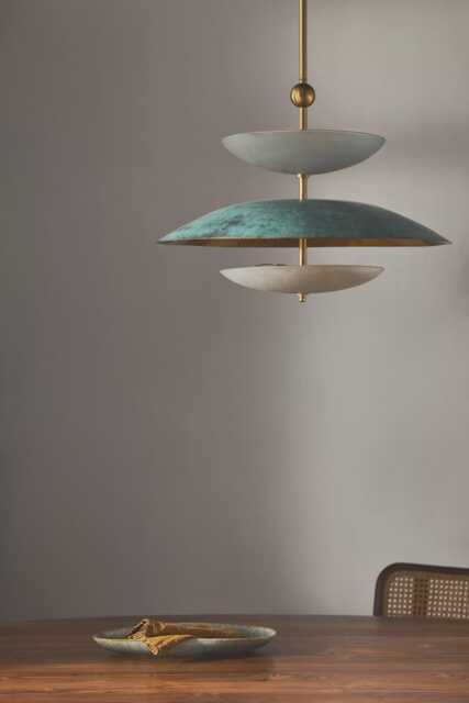 Mid Century Sputnik Chandelier 1950S Matt Green Ivory & White Modern Italian Light Kalmar Stilnovo Style Kingdomslightltd - image 1