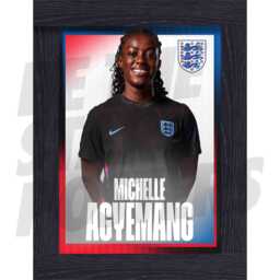 Lionesses Agyemang 25/26 Away Headshot Poster - Officially Licensed Product A4/A3 Framed Options - thumbnail 2