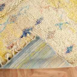 Moroccan Rug, Berber Handwoven Boujaad Rug 6x9 Colorful Boho - thumbnail 4
