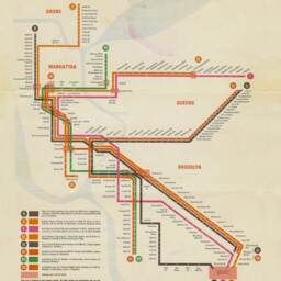 Vintage New York Subway Map Print Photo Paper, Matte Or Canvas - thumbnail 2