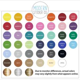 Monogram Decal Large Wall - Personalized Fancy Decor Custom Sticker Dance Floor Wedding Nursery Child Dorm Room Mono019 - thumbnail 2