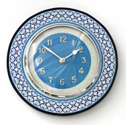 Mid Century Style Wall Clock - New 27cm Wooden Retro Handmade Formica Vintage French Gift Off The Clocks