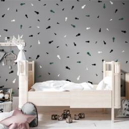 Rockets - Vinyl Wall Decals Spaceship Shapes Outer Space Shuttle Astronaut Stickers Mixed Sizes Boys Nursery Kids Room D??cor - thumbnail 2