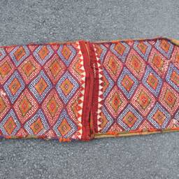 Turkey Kilim, Turkish 2x4.3 Ft Small Rugs For Car Mat, Vintage Red Nursery Kilim - thumbnail 3