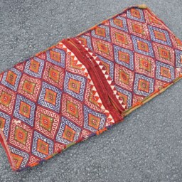 Turkey Kilim, Turkish 2x4.3 Ft Small Rugs For Car Mat, Vintage Red Nursery Kilim - thumbnail 2