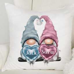 Gonk/Gnome Cushion. Personalised Ideal For Valentine's. Birthday, Wedding Or Engagements - thumbnail 2