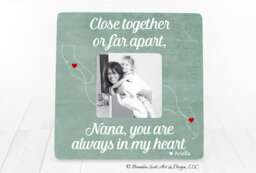 Personalized Nana Picture Frame Long Distance Grandma Gift - thumbnail 1