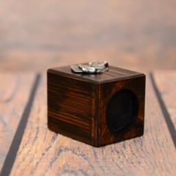 English Pointer - Wooden Candlestick With Dog, Souvenir, Decoration, Limited Edition, Collection - thumbnail 3