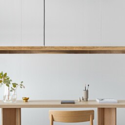 Pendant Lamp - Oak Wood & Walnut Dining Room Gantlights Led - thumbnail 2