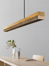 Pendant Lamp - Oak Wood & Walnut Dining Room Gantlights Led