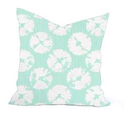 One High Quality Nautical Home Decor Cover, Tan Pillow, Decorative Throw Pillow, Navy Seafoam Blue Accent Throw Pillow - thumbnail 4