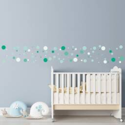 136 Wall Decal Set Mint 96 Pieces - thumbnail 3