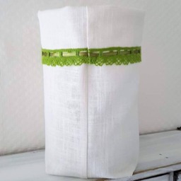 Good Luck Gift Bag Utensil Light Dwarf With Snail & Lucky Clover Embroidered Lace - thumbnail 2