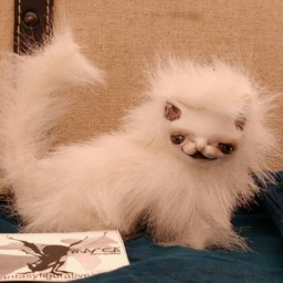 "Cat Bjd Or Blythe Prop Art Plush Can Be Customized ""Mia Style" - thumbnail 3