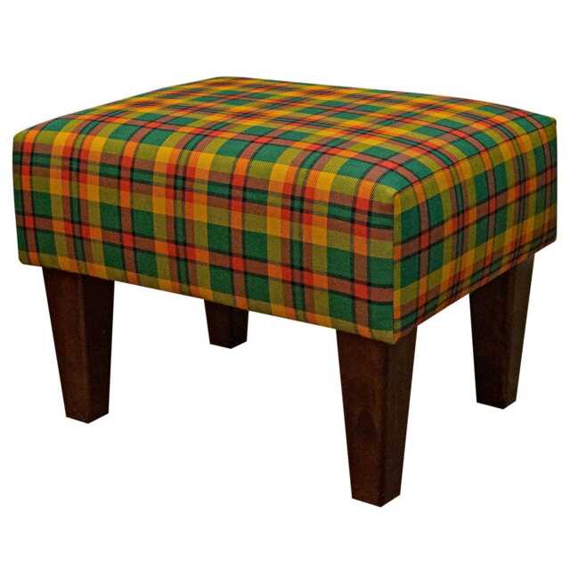 100% Wool Luxe County Londonderry Small Footstool - Handmade in The UK - image 1