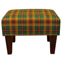 100% Wool Luxe County Londonderry Small Footstool - Handmade in The UK - thumbnail 2