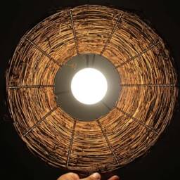 Natural Vine Pendant Light Rustic Woven Ceiling Lamp - thumbnail 3