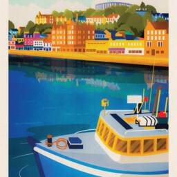 Oban Travel Poster - Harbour Argyll & Bute Scotland Art Print - thumbnail 3