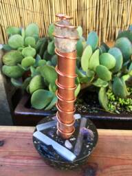 Deluxe Orgone Cloud Buster - Crystal & Gem Energy Harmonizer - thumbnail 1