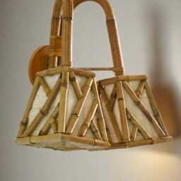 Chippendale Pattern Shade Double Wall Sconce, Bedroom Light - thumbnail 4