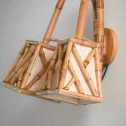 Chippendale Pattern Shade Double Wall Sconce, Bedroom Light - thumbnail 2