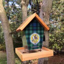 Graham Tartan & Crest Bird Feeder - thumbnail 2