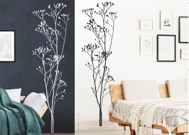 Wall Sticker Tree Up To 210 cm Wall Decal Tattoo Branch W406 - image 1