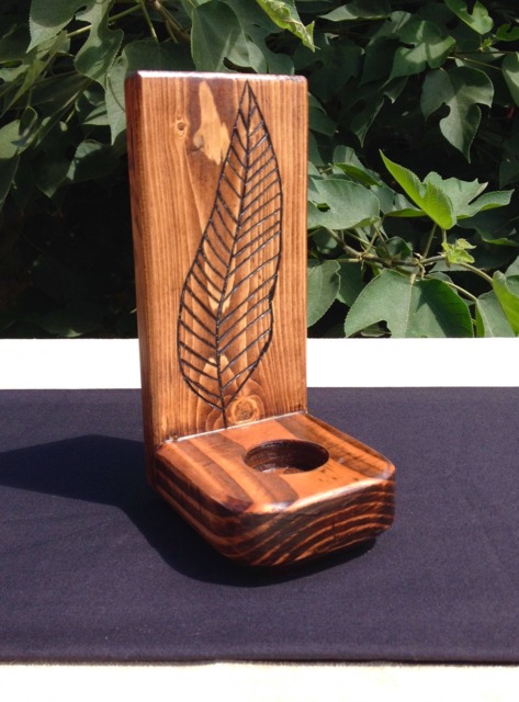 Feather Wall Sconce - Recycled Material Reclaimed Wood Naturalistic Simplistic Quill & Ink Writer Writing Novelty Autumn - image 1