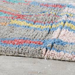 Abstract Berber Wool Runner Rug Colorful Moroccan Hallway Rug - thumbnail 3