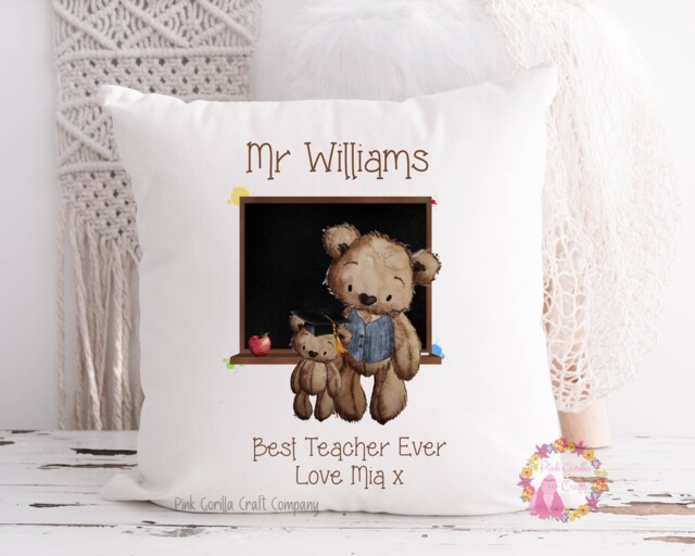 Teacher Gift, Gift For Teacher, Cushion, Teaching Assistant, Thank You End Of Term Teacher, Nursery Teacher - image 1