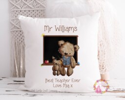 Teacher Gift, Gift For Teacher, Cushion, Teaching Assistant, Thank You End Of Term Teacher, Nursery Teacher - thumbnail 1