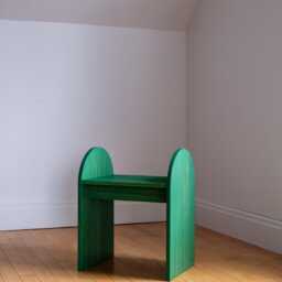 Memphis Douglas Fir Stool - Handmade in Solid Wood Made Canada Plant Stand Bench - thumbnail 3