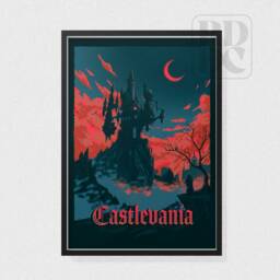 Castlevania Travel Poster - Vintage Art Print - thumbnail 1