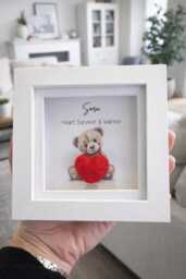 Heartiversary Diaversary Framed Gift, Warrior, Heart Survivor, Transplant, Cardiac Arrest - thumbnail 1