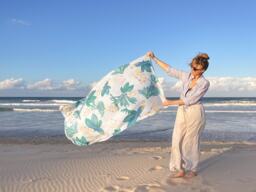 Rosella Eco Towel Recycled Sand Free Beach Towel - thumbnail 1