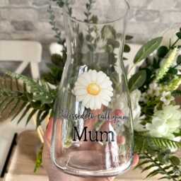 Personalised Mum Flower Vase, Mother's Day Gift, Mum Vase - thumbnail 2