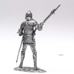 Tin 54mm English Cuirassier Xv Century 132 Metal - thumbnail 3