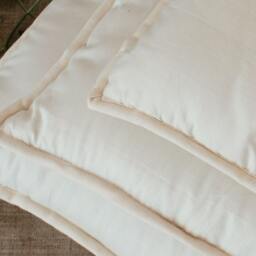 Rustic Sleep Wool Pillow - Luxury Handmade Bedding Essential - 1Pc. - Us Duty Paid - thumbnail 2