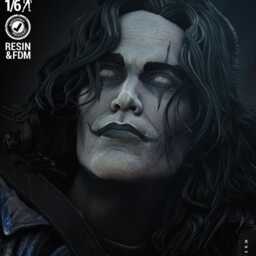 Ashes & Six Strings - Musician Murderer Revenge Action Thriller The Crow Resin Figure 16K - thumbnail 4