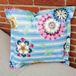 Outdoor Cushions - Made Of Oilcloth Contemporary Home, Garden & Lounge Decoration Flower Magic in Three Different Sizes - thumbnail 2