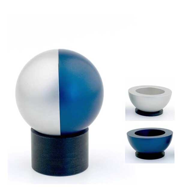 Shabbat Travel Candle Holders, Half Sphere Candlestick Unique Candlesticks, Modern Judaica, Israeli Gift, Judaica - image 1