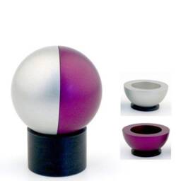 Shabbat Travel Candle Holders, Half Sphere Candlestick Unique Candlesticks, Modern Judaica, Israeli Gift, Judaica - thumbnail 3