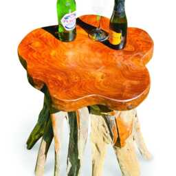Driftwood Mini Drinks Table 45cm High - thumbnail 3